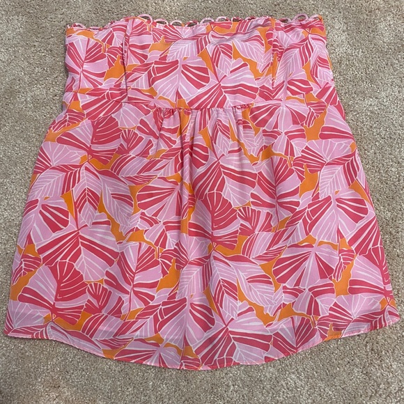 EXTREMELY RARE VINTAGE Lilly Pulitzer Woman’s Strapless Blouse Top size 4 - Picture 11 of 16